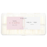 NON C-CURVE SQUARE NAIL TIPS XXL - NATURAL