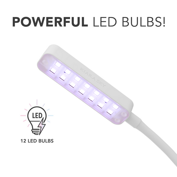 HVÍTUR RECHARGEABLE FLASH CURE LAMPI