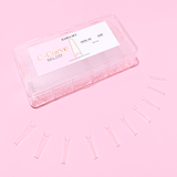 COFFIN NAIL TIPS XXL - CLEAR
