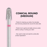 CONICAL ROUND MEDIUM